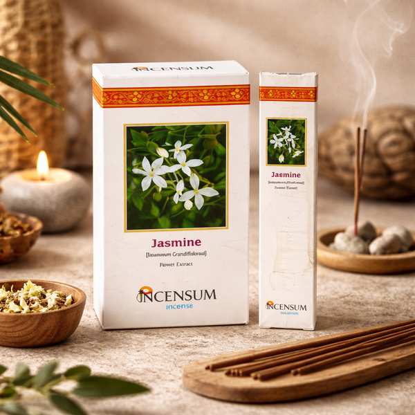 Incensum Jasmine Zuid-India Hoge Concentratie Langdurige Geur 10 Stokjes