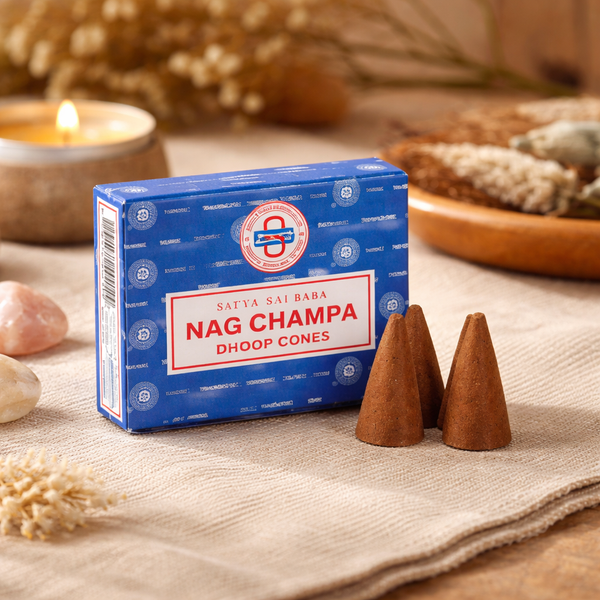 Orginele Nag Champa wierook wereldwijd populair 10 kegels per doosje