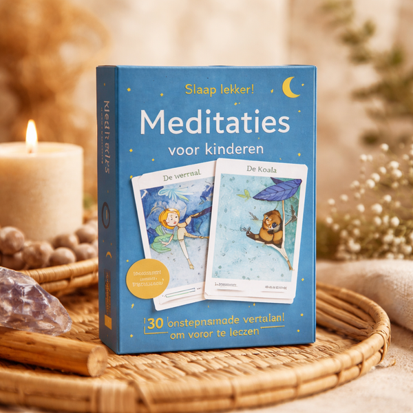 Boek en kaartendeck meditaties voor kinderen voor rust en ontspanning