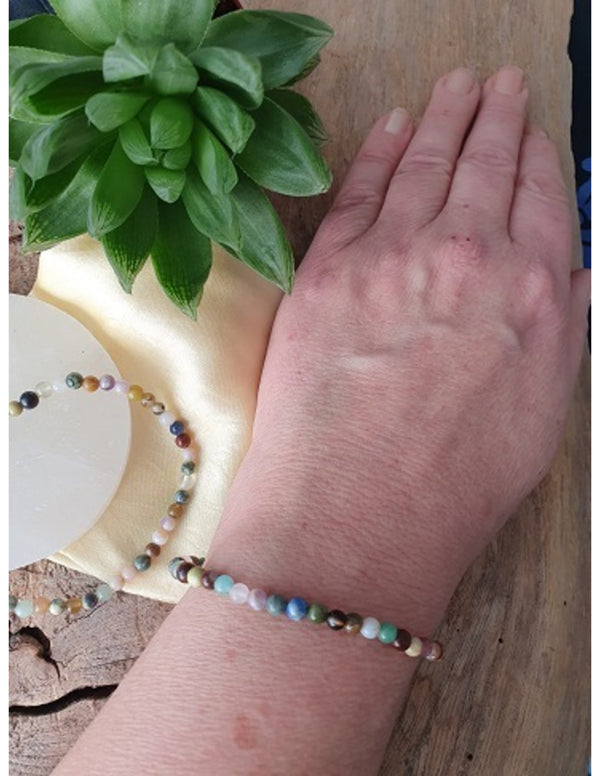 Edelsteen Armband Discomix - 4 mm