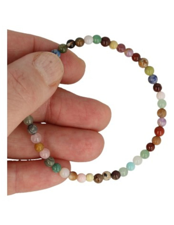 Edelsteen Armband Discomix - 4 mm