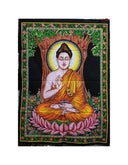 Doek met Boeddha - wandkleed 80x110cm