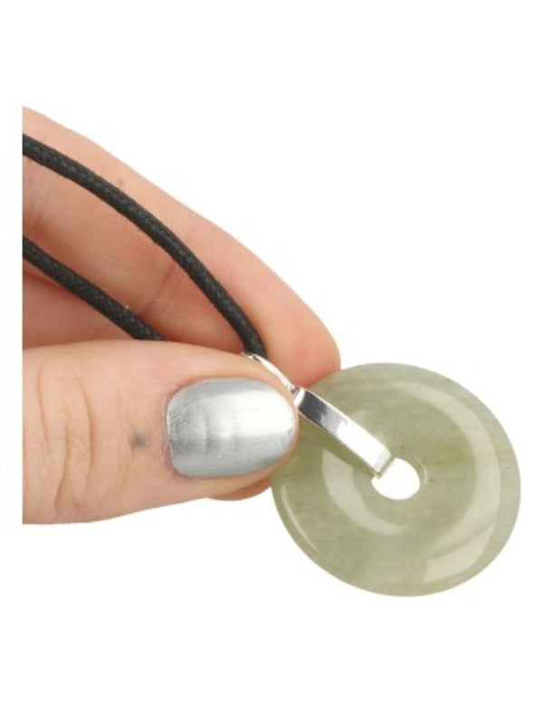Donuthanger Aventurijn Groen aan Koord (30 mm)