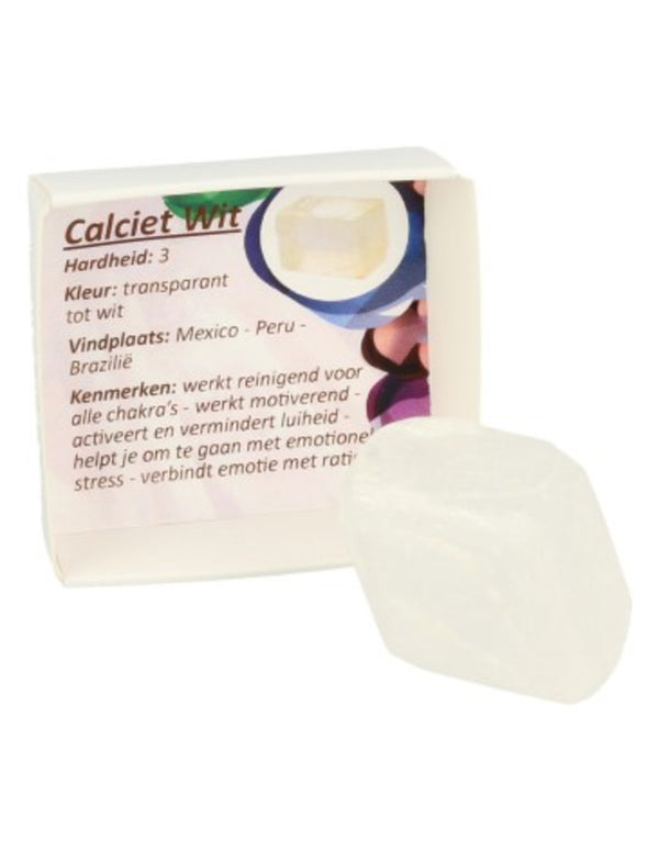 Doosje Calciet wit ice cube