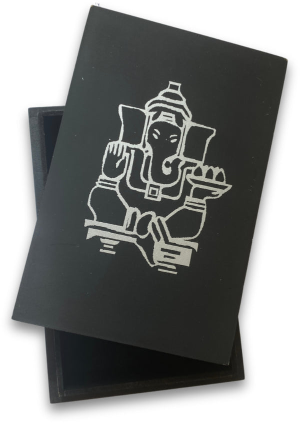 Doosje / Kistje zwart Ganesha