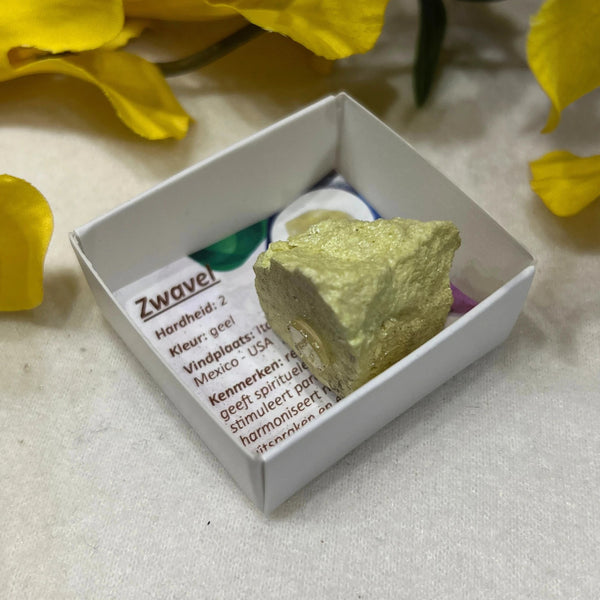 Ruwe Zwavel Edelsteen 3 cm