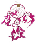 Dromenvanger - 22 cm - Roze - alleen veren - Dreamcatcher