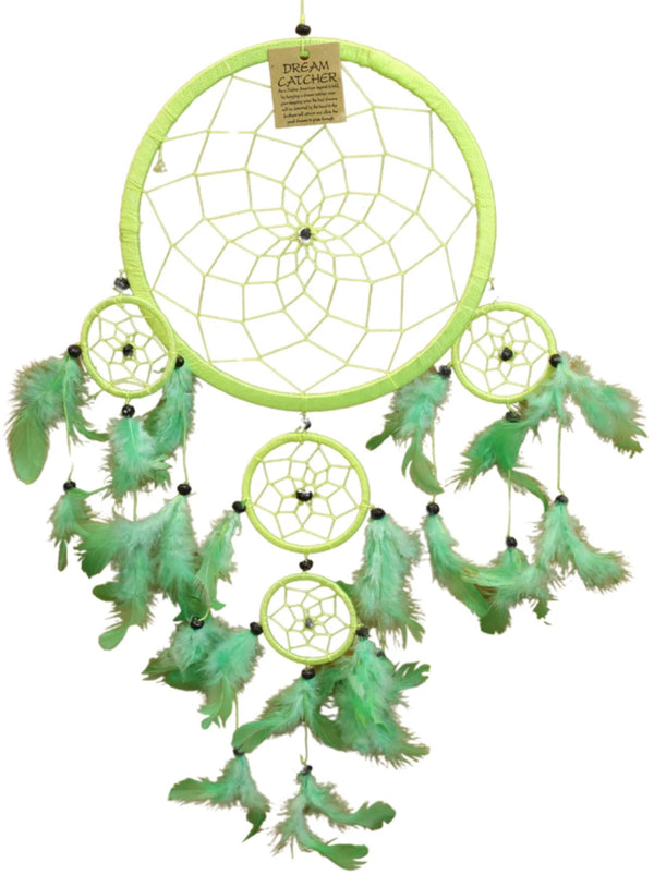 Dromenvanger - 22cm - Groen - veren
