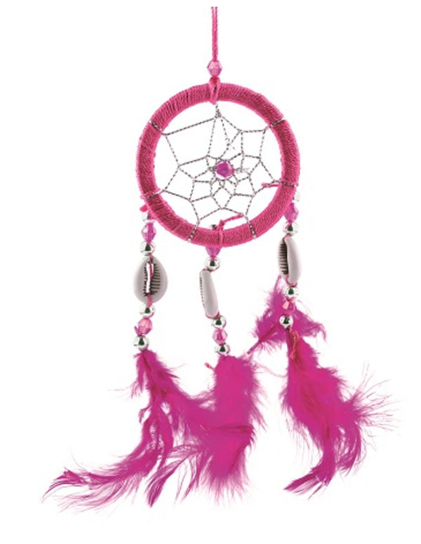Dromenvanger 5 cm, roze schelpjes