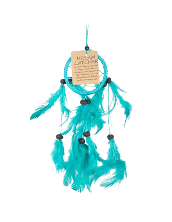 Dromenvanger ⌀ 6CM Turquoise - alleen veren
