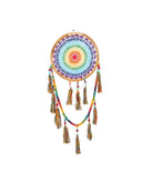 Dromenvanger Bamboe Rainbow Gehaakt - Regenboog - Dream Catcher - 32cm