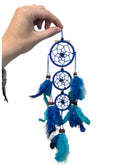 Dromenvanger Blauw & Turquoise 6cm - 3 ringen