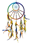 Dromenvanger rainbow met kralen 27 cm