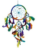 Dromenvanger rainbow veren 16 cm 5 ringen