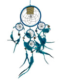 Dromenvanger - Spiegel - 11cm - Turquoise - Dreamcatcher