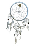 Dromenvanger - Spiegel - 22cm - wit - Dreamcatcher