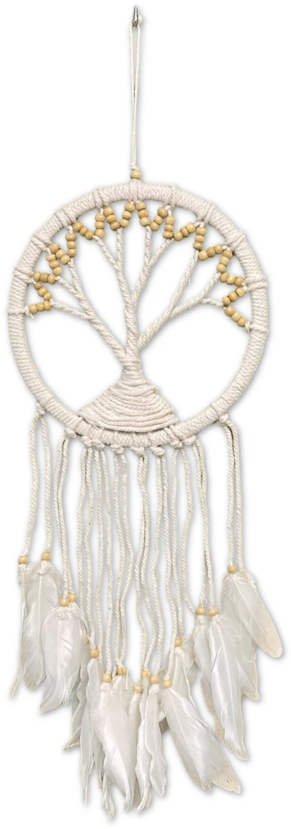 Dromenvanger - Tree of Life - beige - 22cm - Dream Catcher