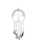 Dromenvanger - Tree of life groene kralen 7 cm - Dreamcatcher