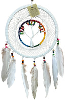 Dromenvanger Tree of Life Rainbow & White - Regenboog Kralen - 22cm