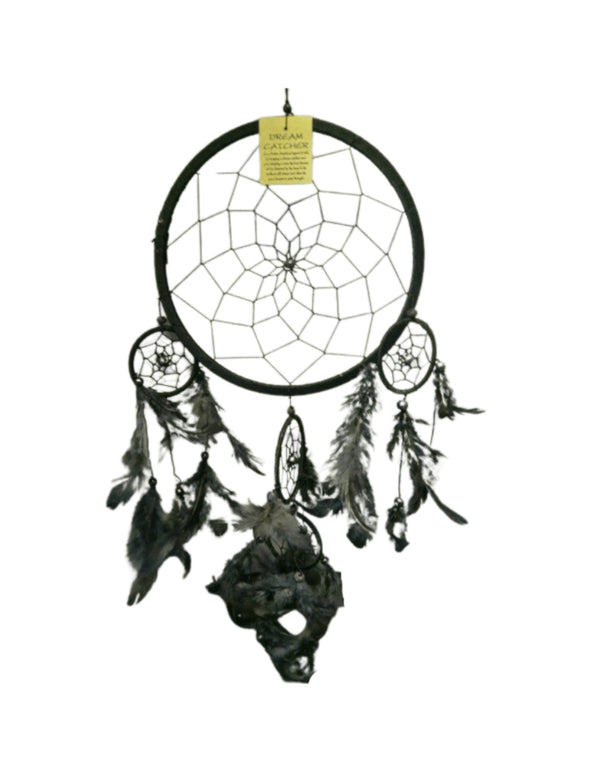 Dromenvanger veren 42cm Zwart