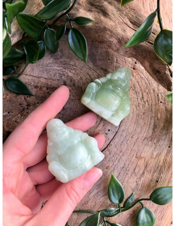 Boeddha van Edelsteen - Jade  (55 mm)