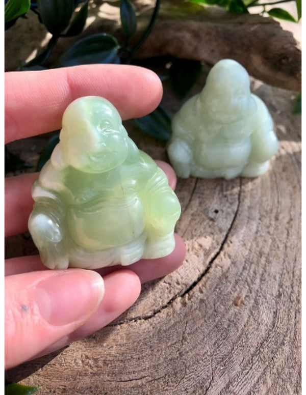 Boeddha van Edelsteen - Jade  (55 mm)