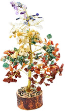 Edelsteen boompje 7 Chakra's ca. 23 cm