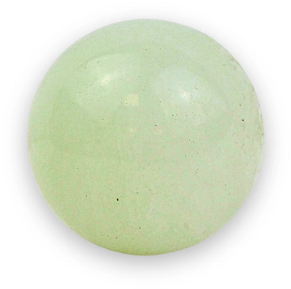 Edelsteenbol natuurlijk Hetian Jade, 2,5- 3 cm