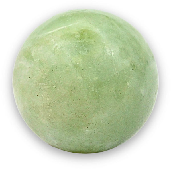 Edelsteenbol natuurlijk Hetian Jade, 4 - 4,5 cm