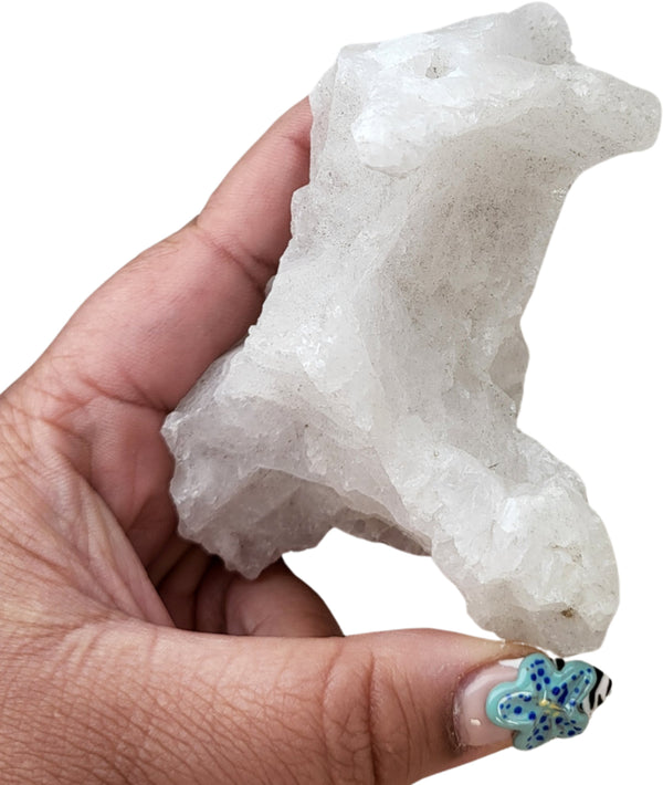 Elfenkwarts Madagaskar Ruw Kristal Uniek Verzamelobject Edelsteen Decoratie