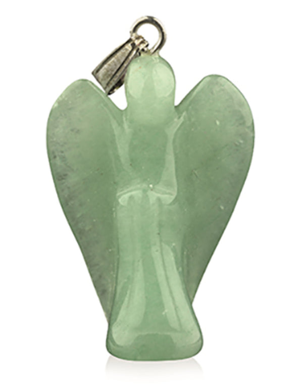 Beschermengel Hanger Groene Aventurijn met displaykaartje (20 mm)
