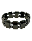 Fantasy magneetarmband met diverse kralen op stevig elastiek