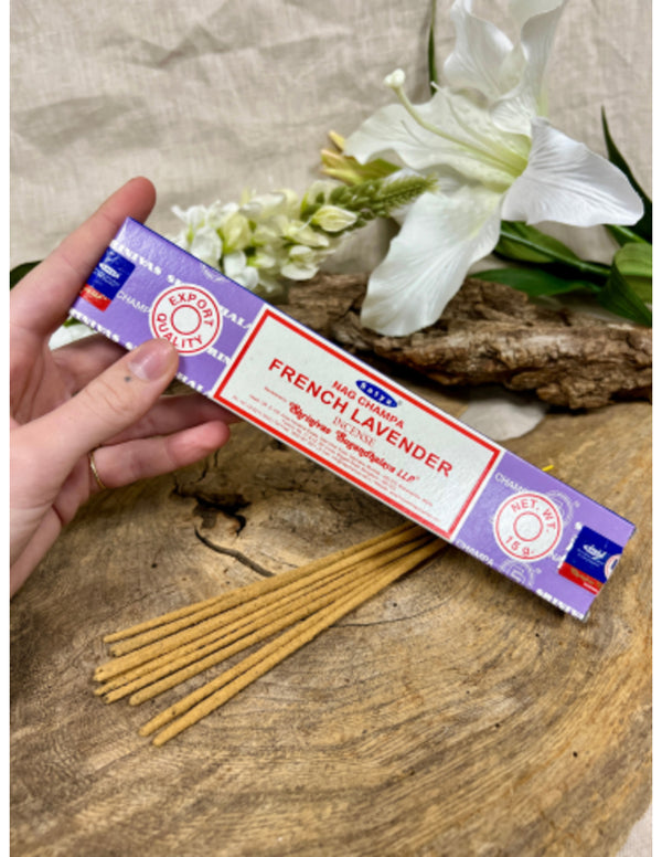 Satya French Lavender Wierook Stokjes 15 Stuks per Doosje