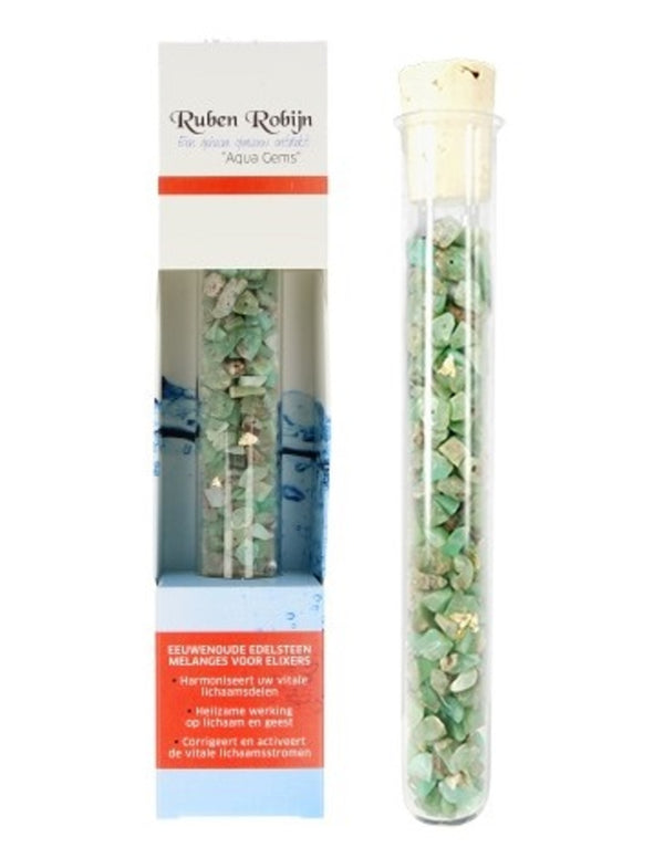 Chrysopraas Wand voor Geborgenheid Vertrouwen Geduld Formaat S Aqua Gems