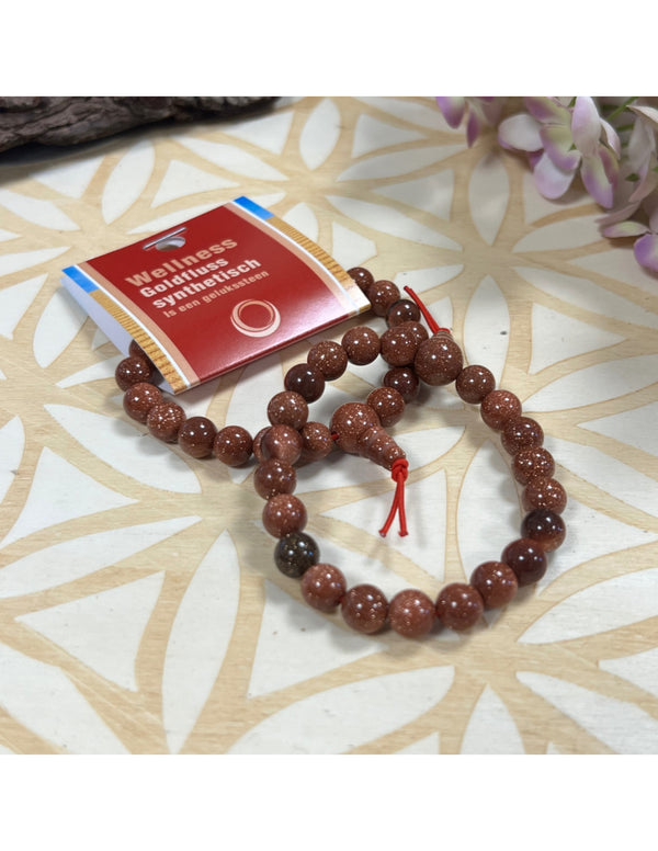 Edelsteen Armband Goldfluss Powerbead