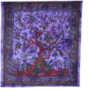 Grand Foulard 510 - Levensboom - tree of Life - Paars