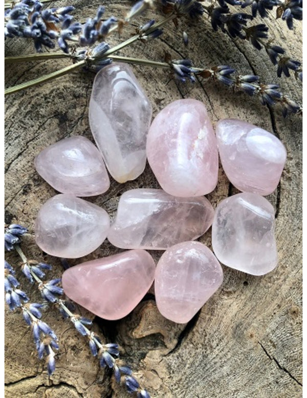 Roze Gyrasol Trommelstenen Set