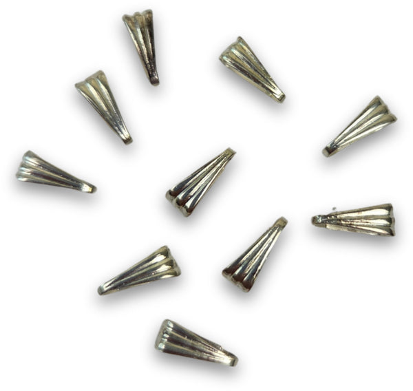 Hangerogen 8 mm, zilverkleur, 10 stuks