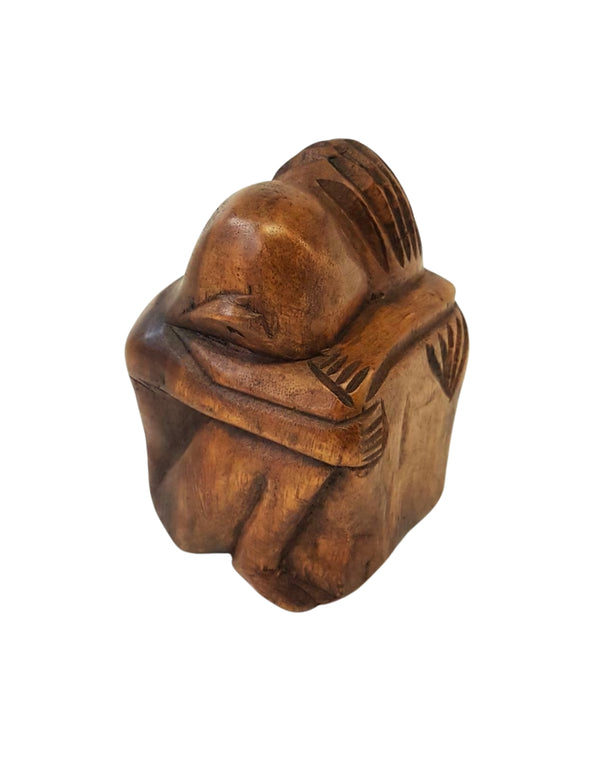 Houten Yoko - vriendschapsbeeld - 15 cm - nr.7