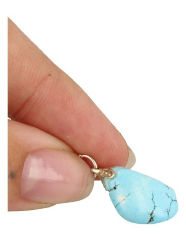 Edelsteen Hanger Howliet Blauw
