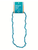Howliet blauw splitketting + kaart (gekleurd)