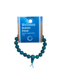 Howliet blauw Turkoois powerbead + kaart (gekleurd)