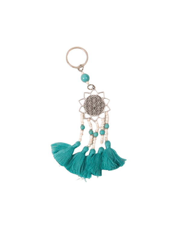 Ibiza Hanger - Flower of life - turquoise
