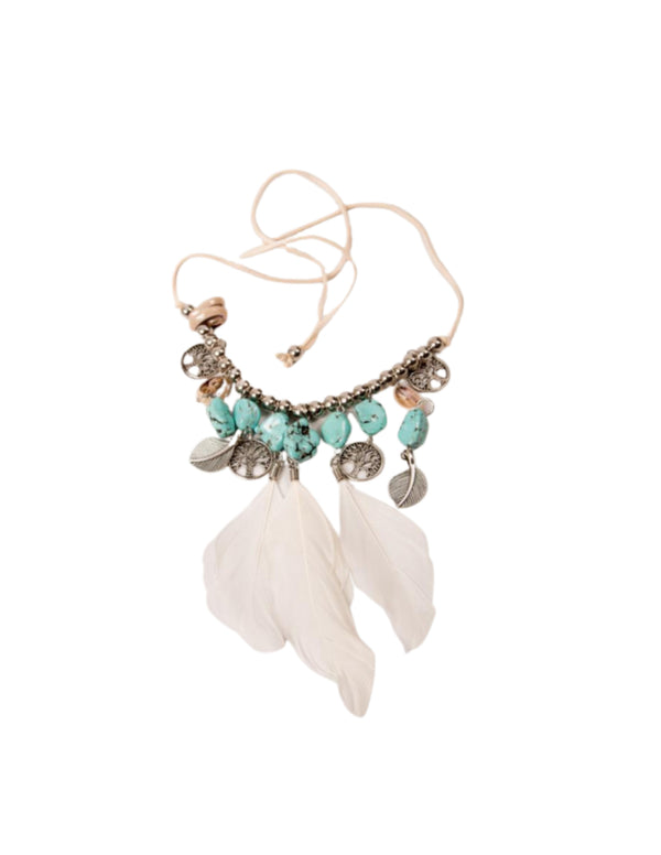 Ibiza Ketting - Schelp turquoise