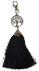 Ibiza sleutelhanger - levensboom - Tree of Life - Zwart