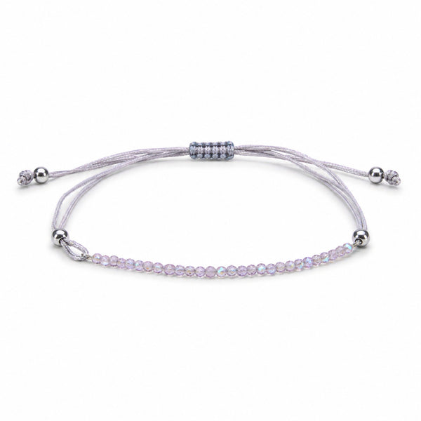 Ioliet sparkle armband met schuifknoop