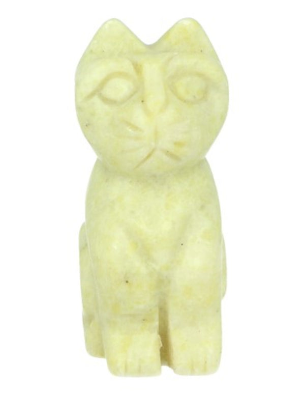 Kat van Edelsteen Lichte Jade