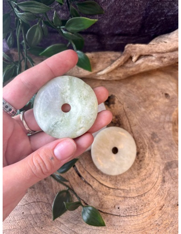 Donut Jade Serpentijn (40 mm)
