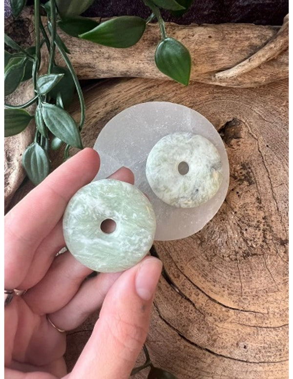 Donut Jade Serpentijn (50 mm)