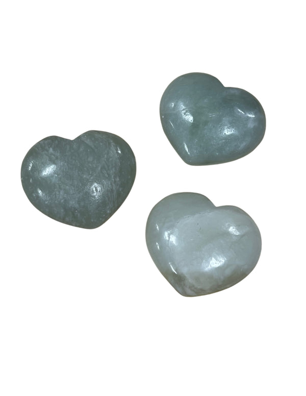Jade Serpentijn edelsteen hart 45 mm